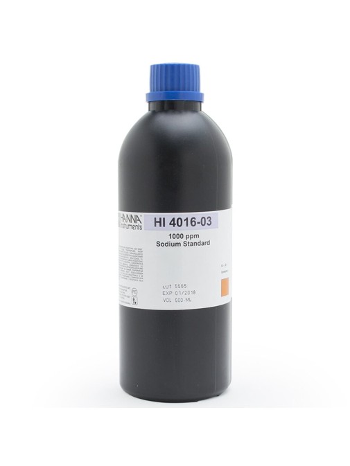 Solución estándar para ISE de sodio de 1000 ppm - HI4016-03 - HANNA PERÚ