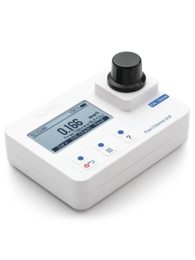 Fotómetro para cloro libre en intervalo ultra bajo (Kit completo) (HI97762C)
