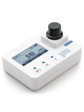 Fotómetro para cloro, ácido cianúrico y pH (Solo el medidor) (HI97725)