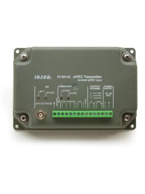 Transmisor de pH y CE con salida aislada (HI98143-01) HANNA