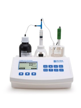 Minititulador para la medición de dióxido de azufre en el vino (115V) (HI84500-01) HANNA