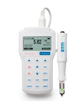 Medidor de pH portátil para hacer bebidas, equipado con LabSen® 213 Glass pH  / Temp. Electrodo (PH850-BR)