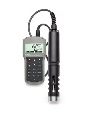 Medidor multiparamétrico de pH/ ORP/ CE/ presión/ temperatura, marca Hanna, modelo (HI98195)