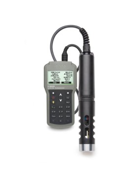 Medidor multiparamétrico de pH/ ORP/ CE/ TDS/ salinidad/ OD/ presión/ temperatura con 10 metros de cable (HI98194/10)