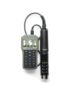 Medidor portátil de pH/CE/OD con Bluetooth® y sonda de 4m (HI98494)