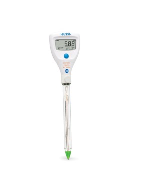 Medidor de pH con tecnología Bluetooth® HALO2 para cremas cosméticas (HI9810432)