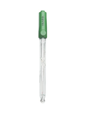 Electrodo de pH con cuerpo de vidrio, rellenable, con conector rápido DIN (HI11313)