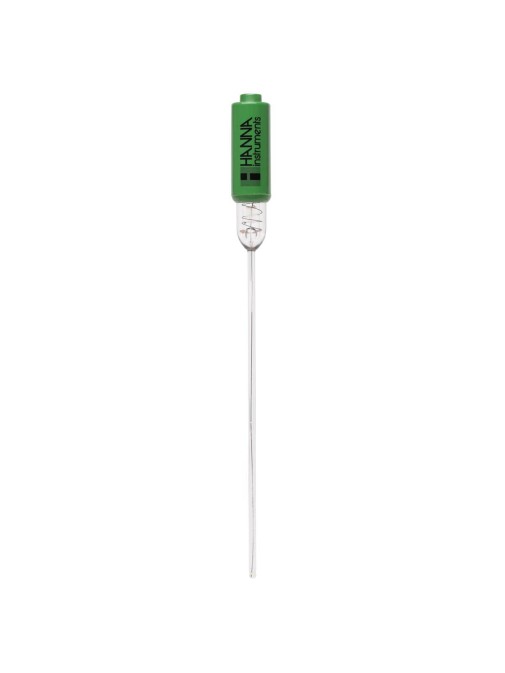 Electrodo de pH con punta de micro bulbo y conector BNC, cuerpo de longitud extendida - HI1093B - HANNA PERÍ Electrodo de pH con punta de micro bulbo y conector BNC, cuerpo de longitud extendida - HI1093B - HANNA PERÍ