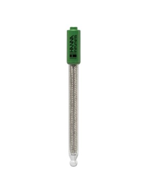 Electrodo de pH de media celda con cuerpo de vidrio y conector BNC - HI2111B - HANNA PERÚ