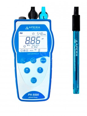 Kit de medidor de pH portátil con registrador de datos GLP y salida de datos USB (PH8500)
